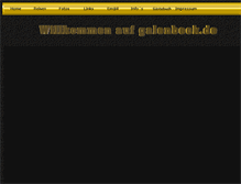 Tablet Screenshot of galenbeck.de